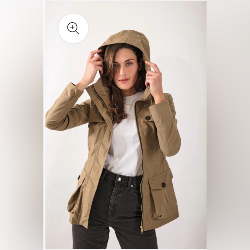 TROY London RARE wax rain parka